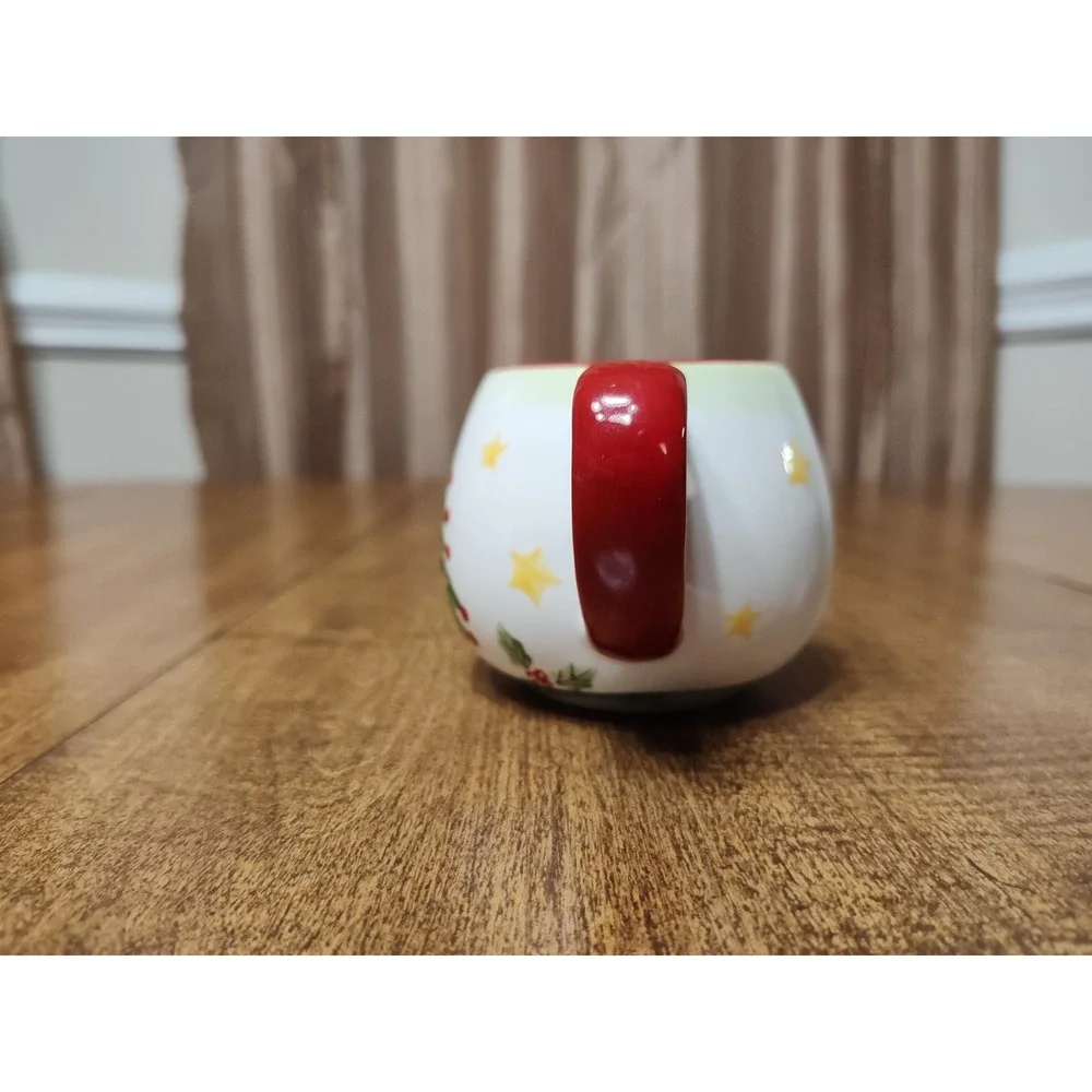 Handmade French Vanilla Christmas Tree Pitcher Candle 9 oz Holiday Decor A74